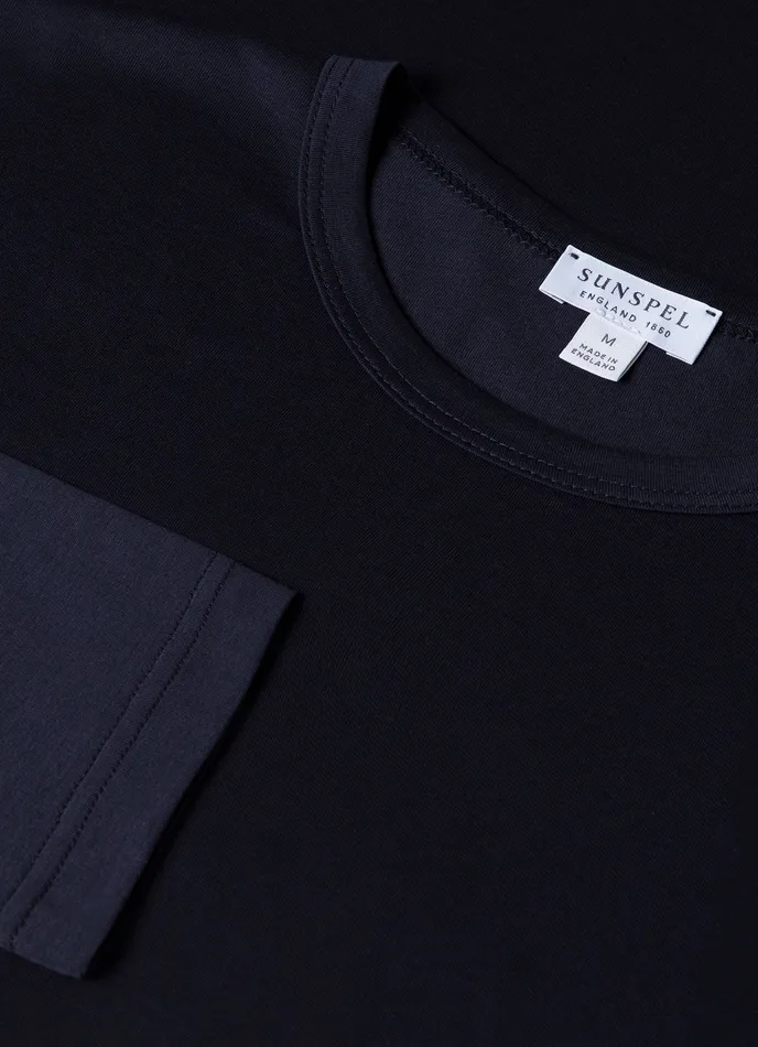 Tshirts Long Sleeve Classic Tshirt Navy ussunspel Men Tshirts Long Sleeve Classic Tshirt Navy ussunspel Men