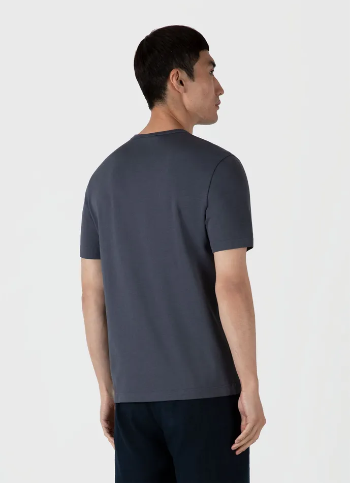 Tshirts Men Heavyweight Jersey Tshirt Slate Blue ussunspel Tshirts Men Heavyweight Jersey Tshirt Slate Blue ussunspel