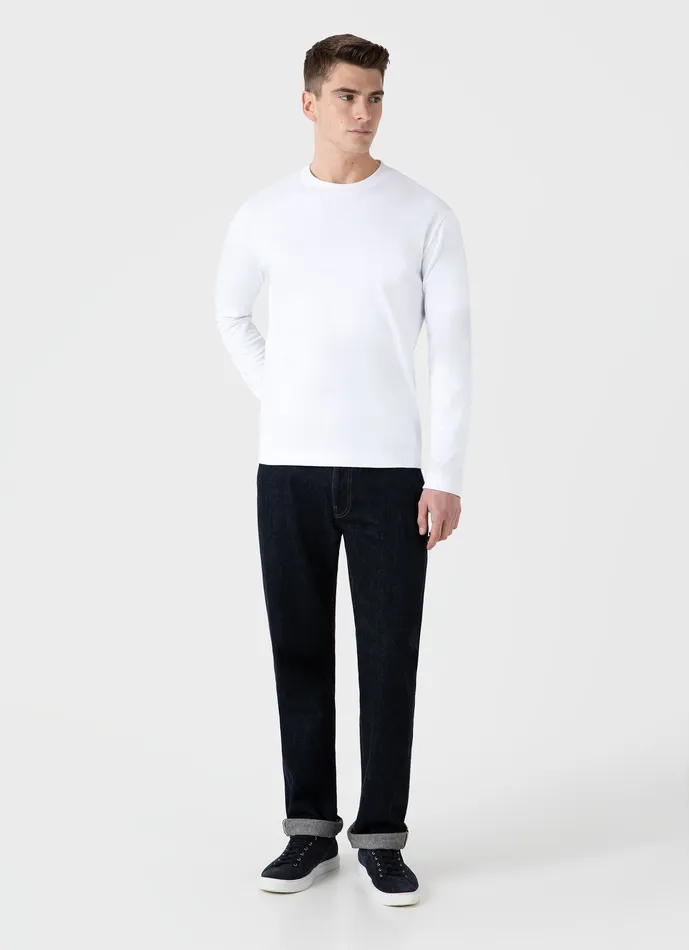 Tshirts Men Long Sleeve Heavyweight Tshirt White ussunspel Tshirts Men Long Sleeve Heavyweight Tshirt White ussunspel