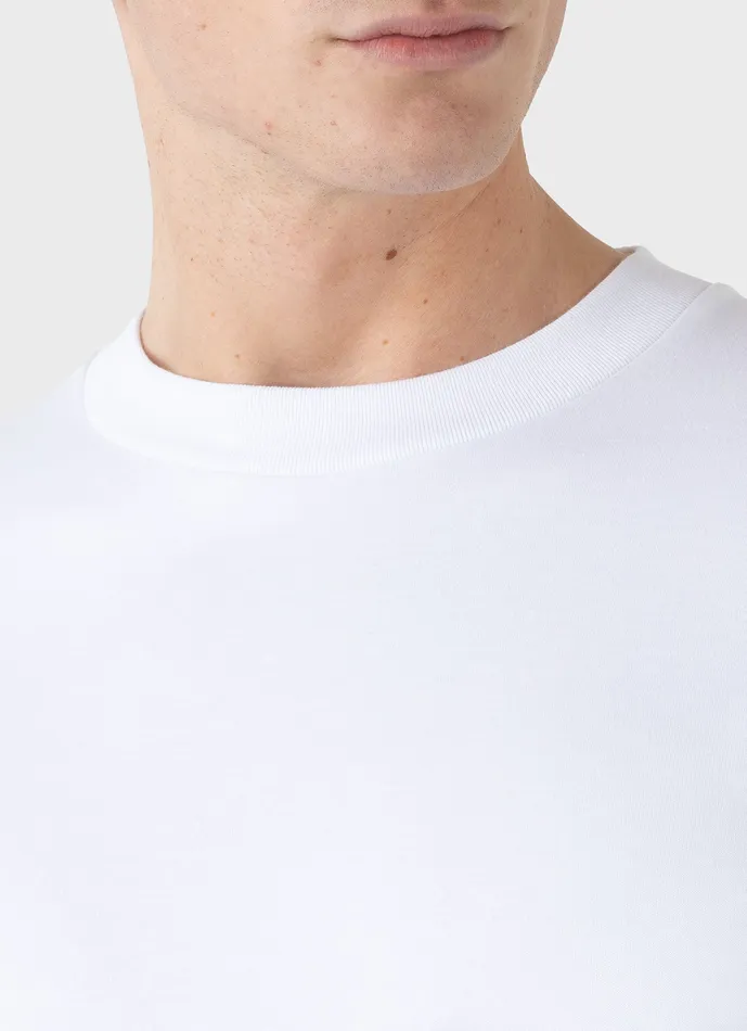 Tshirts Men Long Sleeve Heavyweight Tshirt White ussunspel Tshirts Men Long Sleeve Heavyweight Tshirt White ussunspel