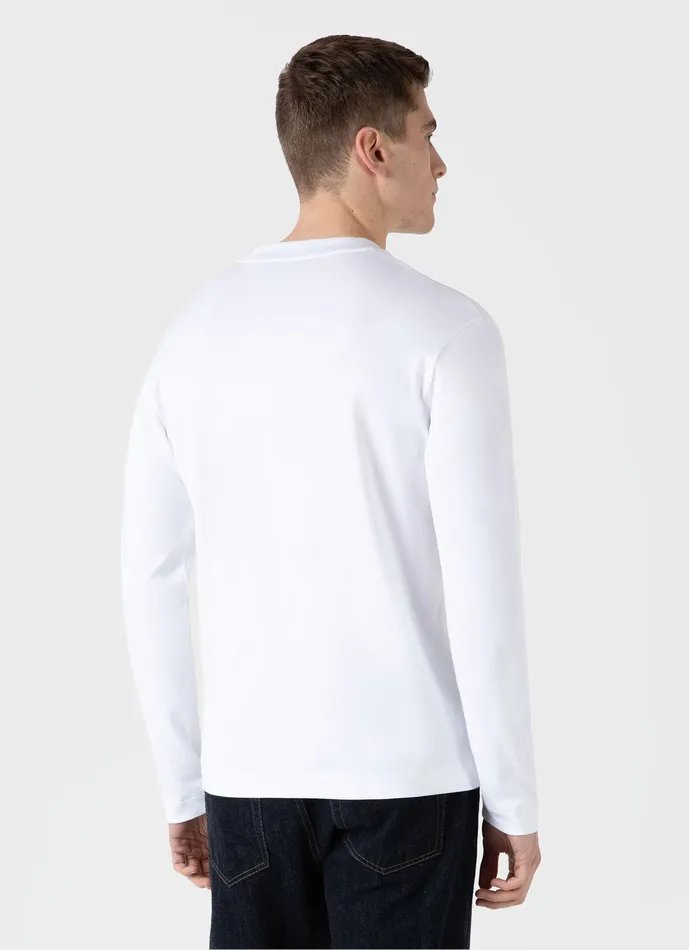 Tshirts Men Long Sleeve Heavyweight Tshirt White ussunspel Tshirts Men Long Sleeve Heavyweight Tshirt White ussunspel