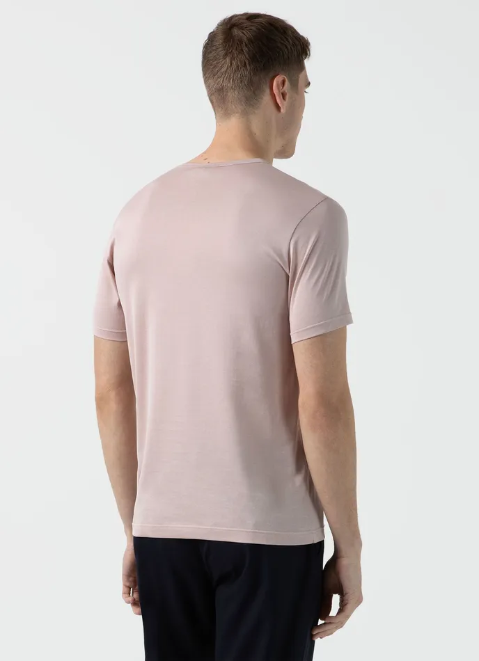 Tshirts ussunspel Men Classic Tshirt Pale Pink Tshirts ussunspel Men Classic Tshirt Pale Pink