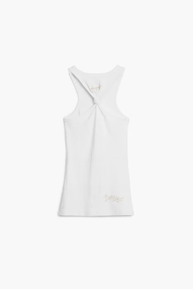 TShirts Women Desigual Knot Tshirt White