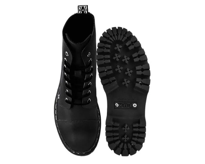 TUK Shoes Boots Women Black 7Eye Double Decker Boot TUK Shoes Boots Women Black 7Eye Double Decker Boot