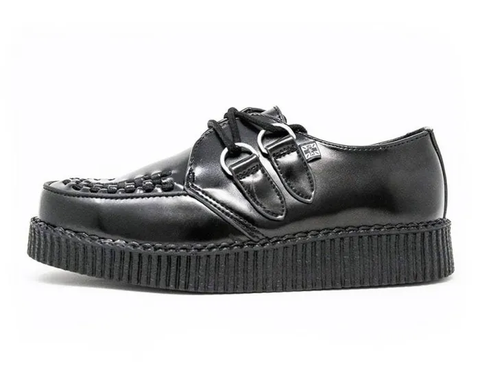 TUK Shoes Dress Shoes Men Black Leather Viva Low Creeper TUK Shoes Dress Shoes Men Black Leather Viva Low Creeper