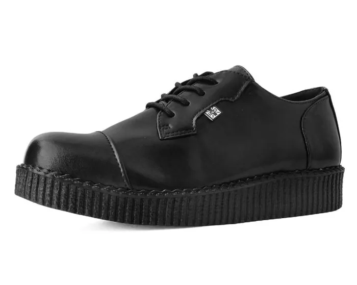 TUK Shoes Dress Shoes Men Black TUKskin Toe Cap Viva Low Creeper