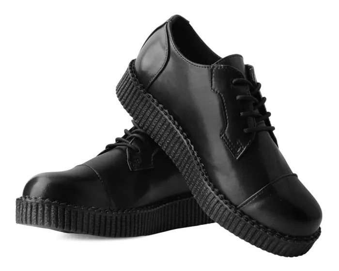 TUK Shoes Dress Shoes Men Black TUKskin Toe Cap Viva Low Creeper TUK Shoes Dress Shoes Men Black TUKskin Toe Cap Viva Low Creeper