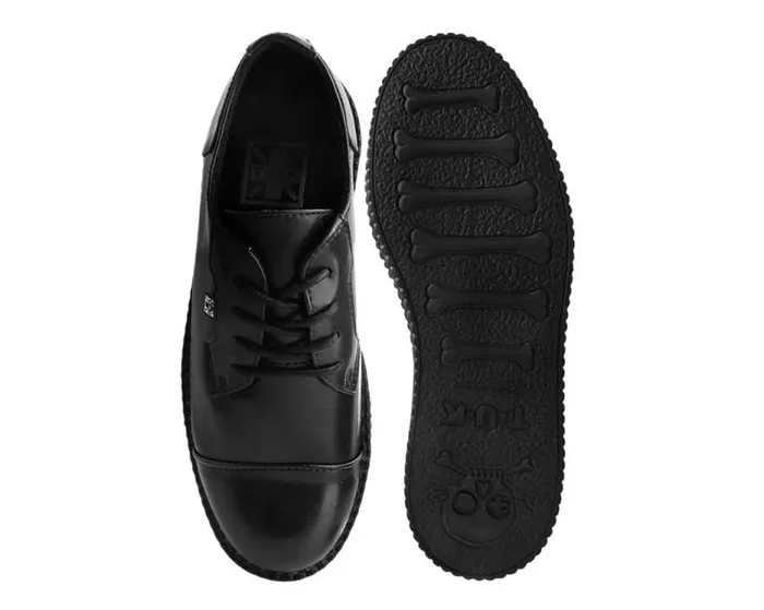 TUK Shoes Dress Shoes Men Black TUKskin Toe Cap Viva Low Creeper TUK Shoes Dress Shoes Men Black TUKskin Toe Cap Viva Low Creeper