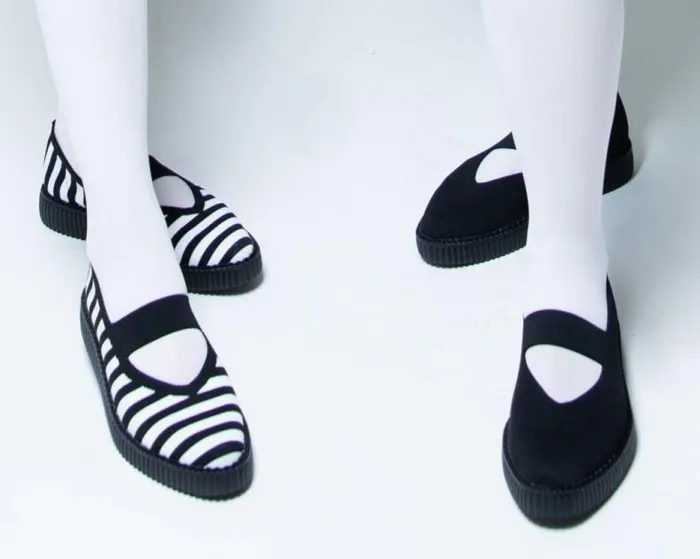 TUK Shoes Mary Janes Women Black Flyknit Pointed Mary Jane TUK Shoes Mary Janes Women Black Flyknit Pointed Mary Jane