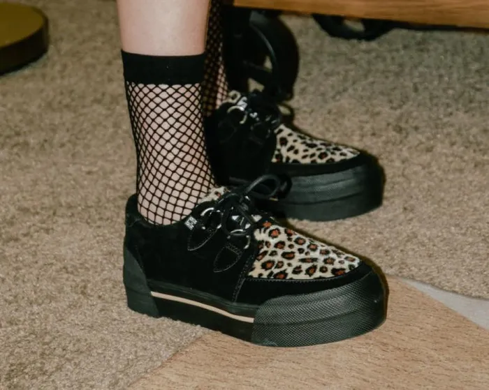 TUK Shoes Platforms Women Black Suede Platform Sneaker TUK Shoes Platforms Women Black Suede Platform Sneaker