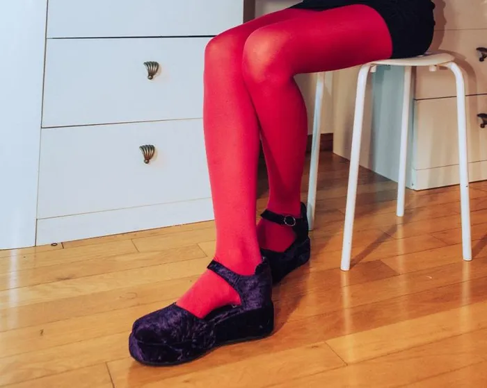 TUK Shoes Platforms Women Purple Velvet Wrapped Mary Jane TUK Shoes Platforms Women Purple Velvet Wrapped Mary Jane