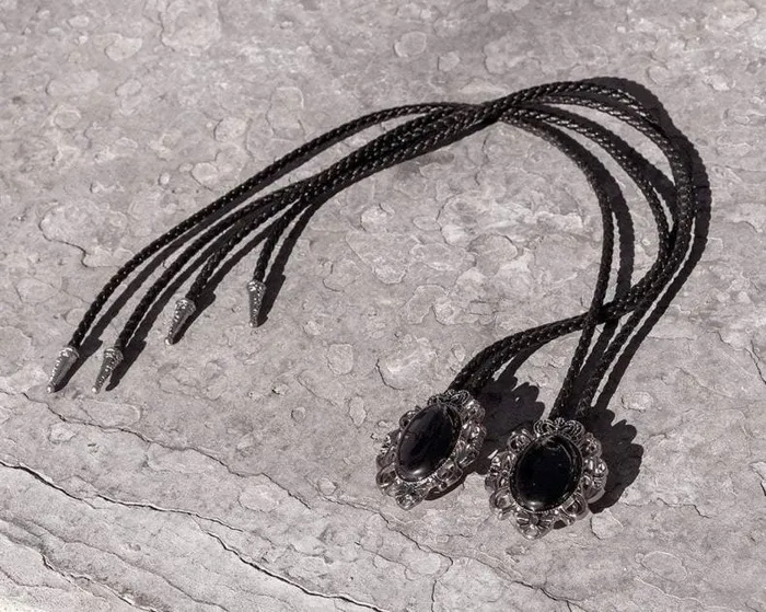 TUK Shoes Shoe Laces Adult Black Victorian Bolo Shoe Tie TUK Shoes Shoe Laces Adult Black Victorian Bolo Shoe Tie