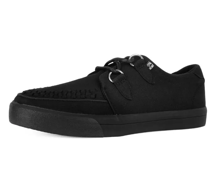 TUK Shoes Sneakers Men Black Basic Twill DRing Vegan Sneakers