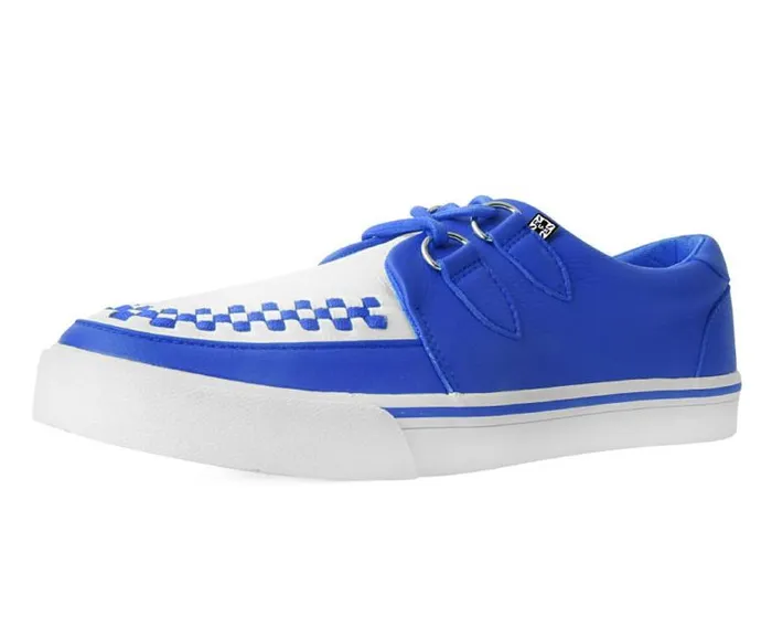 TUK Shoes Sneakers Men Blue and White 2Ring Creeper Sneaker