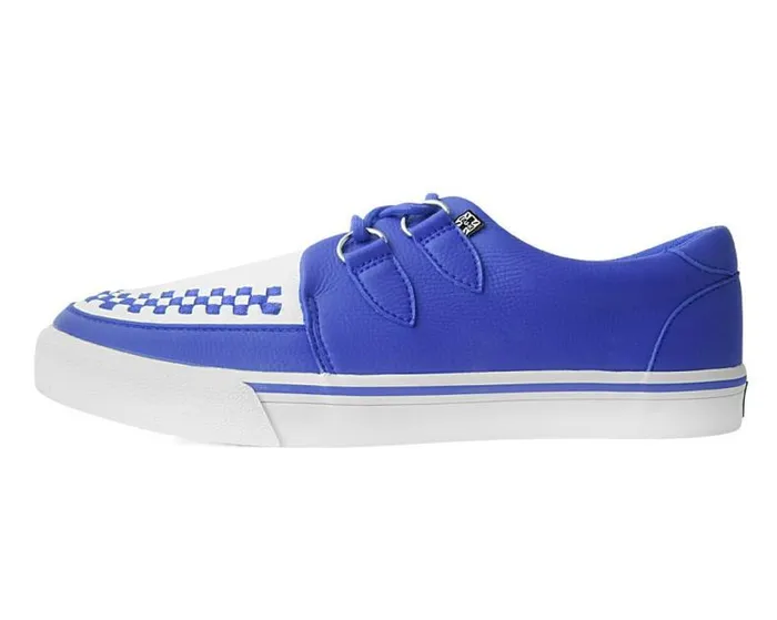 TUK Shoes Sneakers Men Blue and White 2Ring Creeper Sneaker TUK Shoes Sneakers Men Blue and White 2Ring Creeper Sneaker
