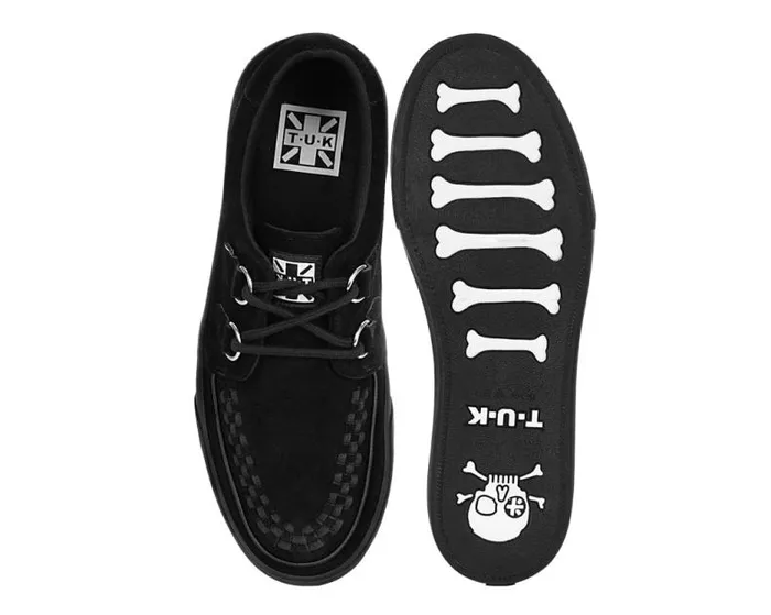 TUK Shoes Sneakers Women Black Suede DRing Sneaker TUK Shoes Sneakers Women Black Suede DRing Sneaker