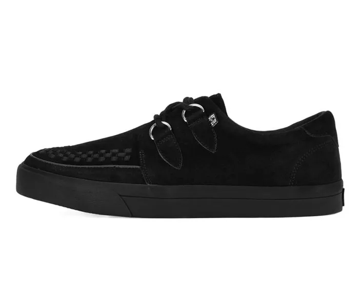 TUK Shoes Sneakers Women Black Suede DRing Sneaker TUK Shoes Sneakers Women Black Suede DRing Sneaker