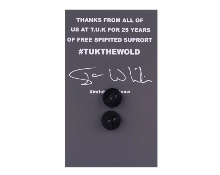 TUK Shoes Stickers Pins Patches Totes Adult Black and White TUK The World Creeper Enamel Pin TUK Shoes Stickers Pins Patches Totes Adult Black and White TUK The World Creeper Enamel Pin