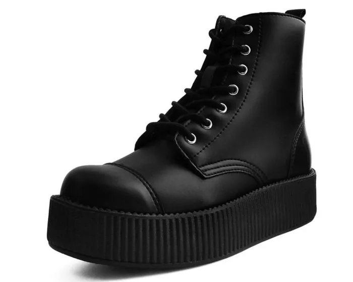 TUK Shoes Vegan Men Black TUKskin Vegan Viva Mondo Boots