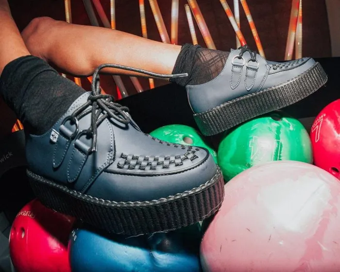TUK Shoes Vegan Women Sky At Night TUKskin Viva Mondo Creeper TUK Shoes Vegan Women Sky At Night TUKskin Viva Mondo Creeper