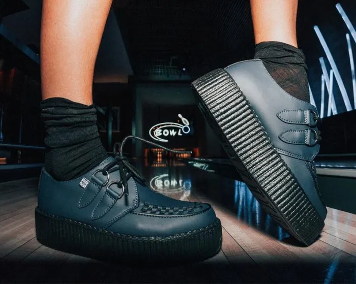 TUK Shoes Vegan Women Sky At Night TUKskin Viva Mondo Creeper TUK Shoes Vegan Women Sky At Night TUKskin Viva Mondo Creeper