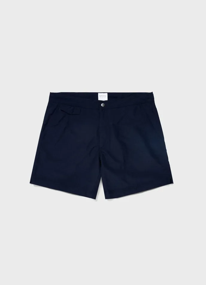 Tailored Swim Shorts Navy Men SUNSPEL Swimwear