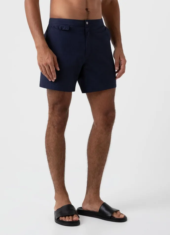 Tailored Swim Shorts Navy Men SUNSPEL Swimwear