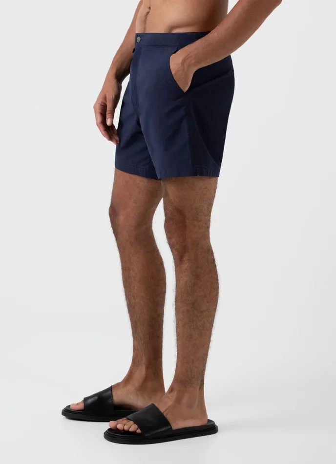 Tailored Swim Shorts Navy Men SUNSPEL Swimwear