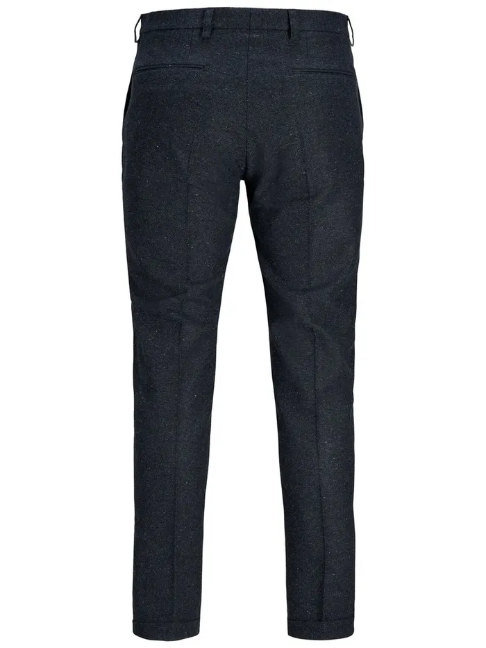 Tailoring JACK and JONES Mens SUPER SLIM FIT TROUSERS Blue Dark Navy