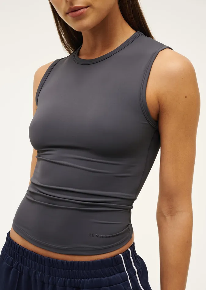 Tanks PE Nation Women FOUNDATION MUSCLE TANK IN MARINE BLUE