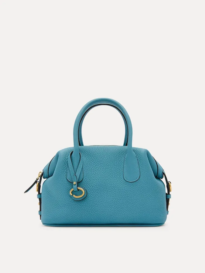 The Mini Dahlia Denim Blue Women Oscar De La Renta Handbags The Mini Dahlia Denim Blue Women Oscar De La Renta Handbags