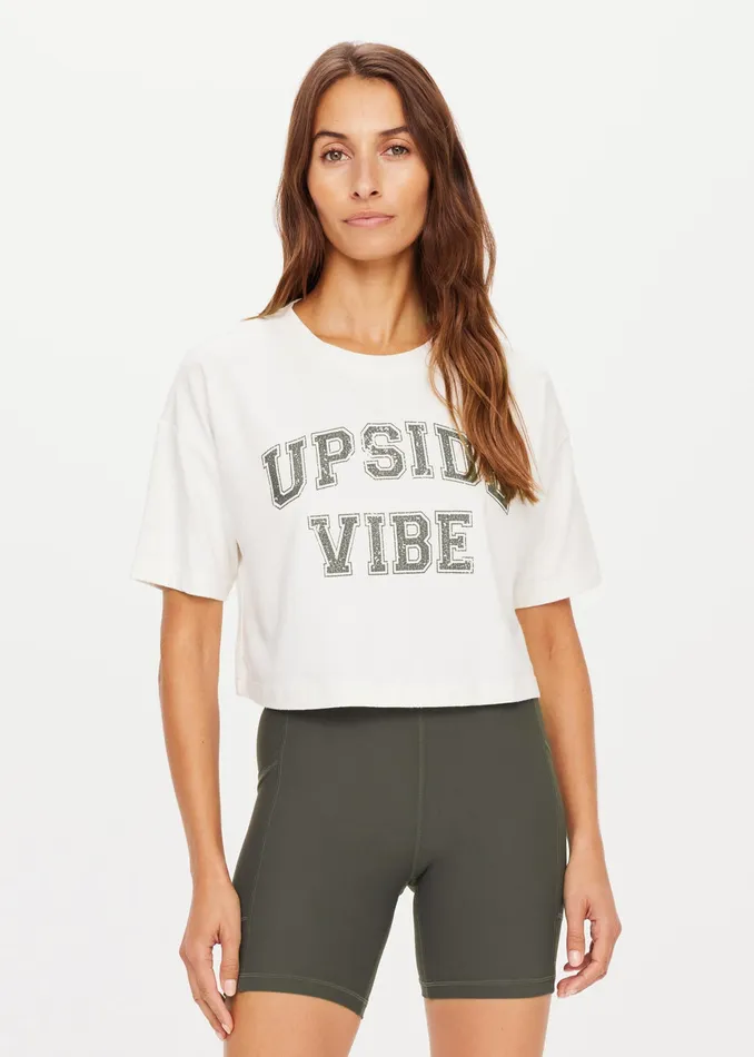 THE UPSIDE CISCO CROP TEE Women Shirts and Tanks
