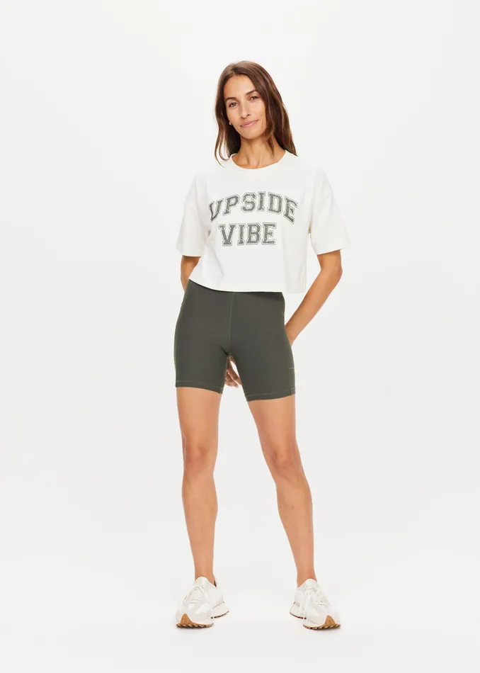 THE UPSIDE CISCO CROP TEE Women Shirts and Tanks