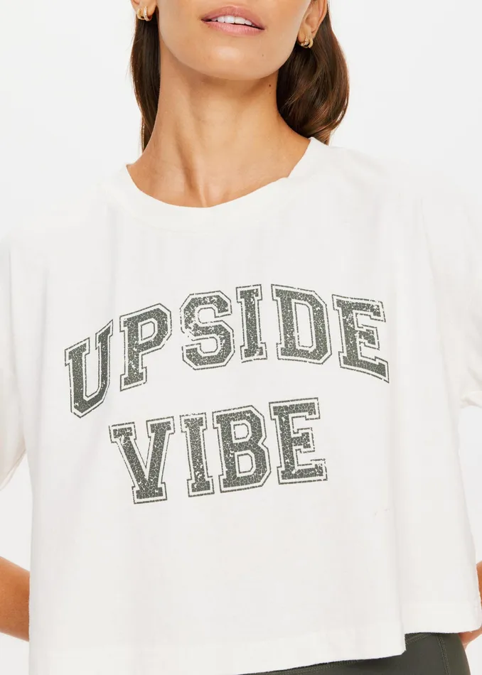 THE UPSIDE CISCO CROP TEE Women Shirts and Tanks