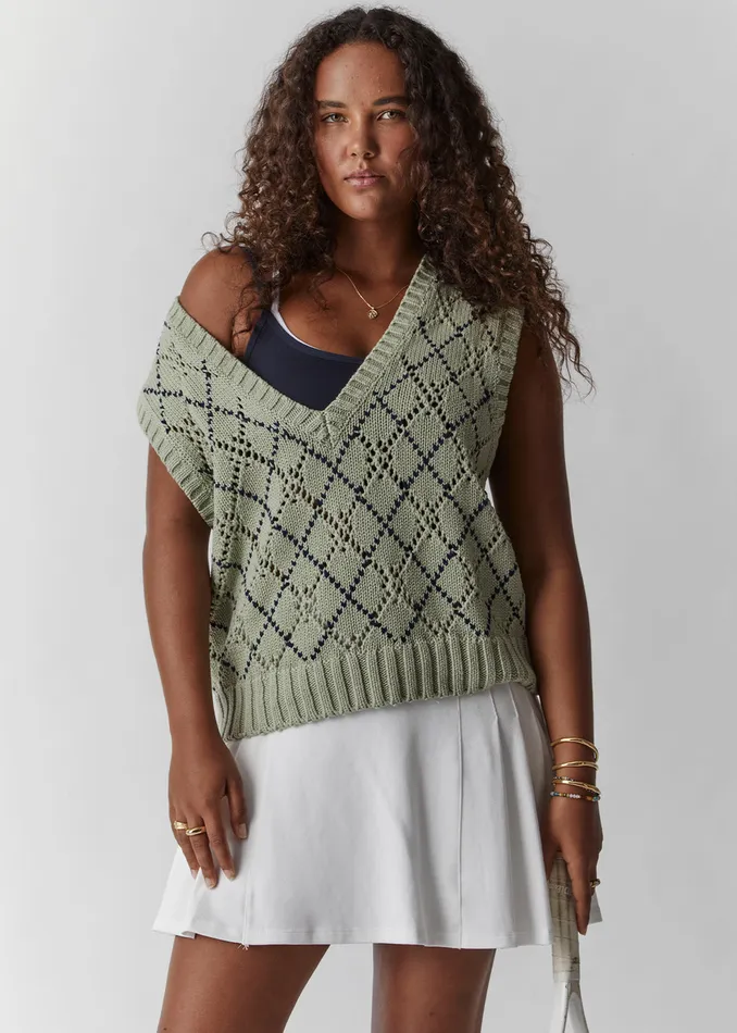 THE UPSIDE JARDIN SCARLETT KNIT VEST Women Shirts and Tanks