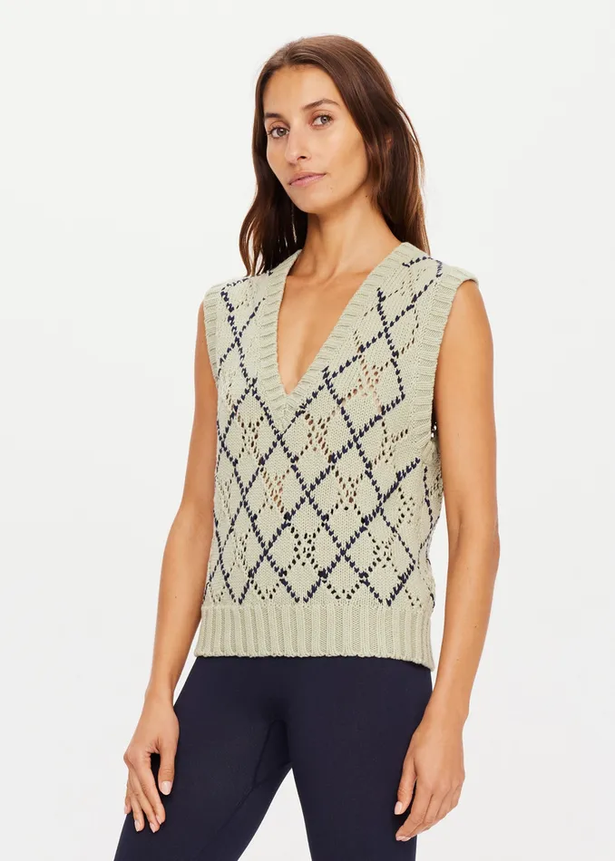THE UPSIDE JARDIN SCARLETT KNIT VEST Women Shirts and Tanks THE UPSIDE JARDIN SCARLETT KNIT VEST Women Shirts and Tanks