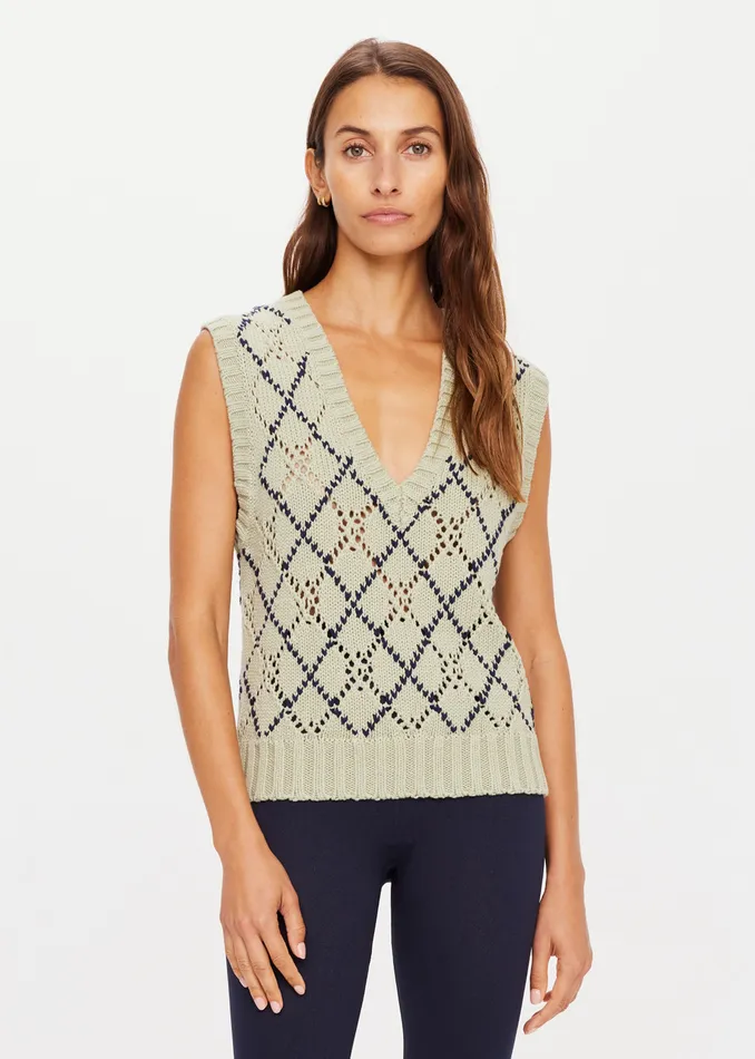 THE UPSIDE JARDIN SCARLETT KNIT VEST Women Shirts and Tanks THE UPSIDE JARDIN SCARLETT KNIT VEST Women Shirts and Tanks