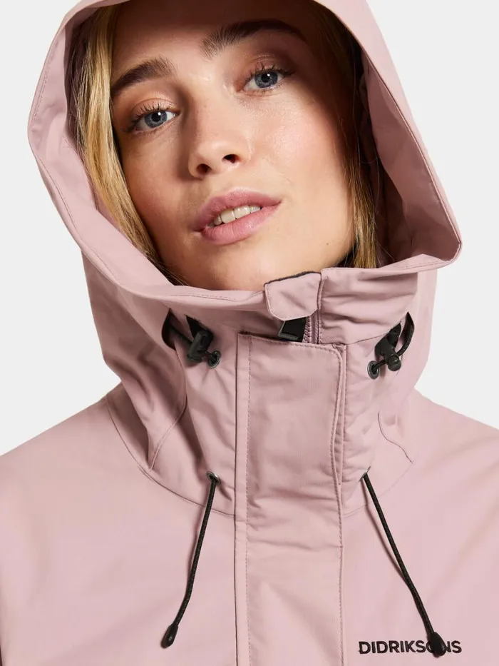 Thelma Parka Oyster Lilac Women Didriksons Spring Jackets
