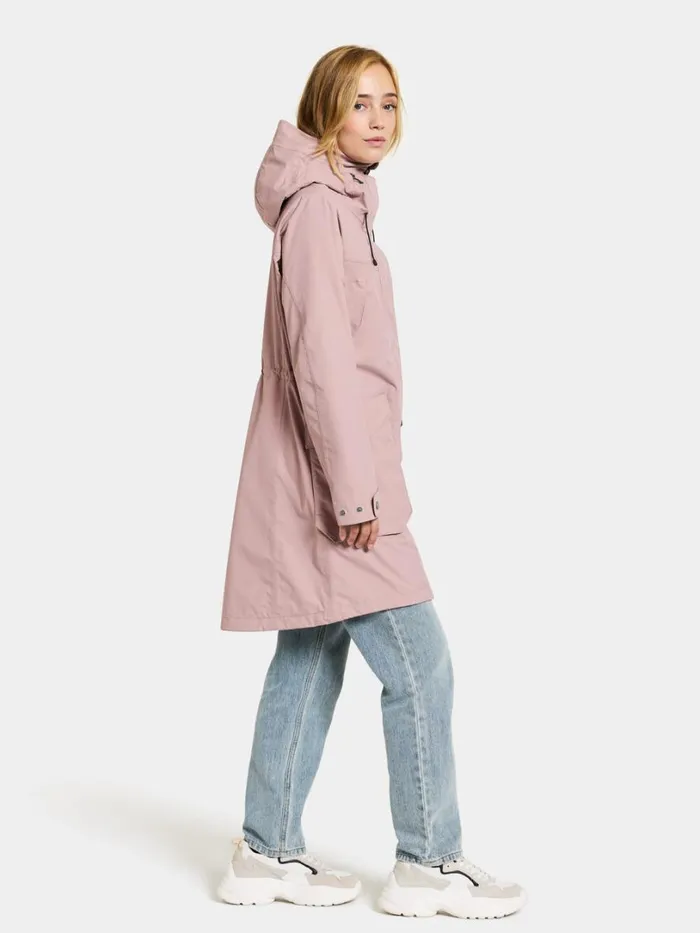 Thelma Parka Oyster Lilac Women Didriksons Spring Jackets