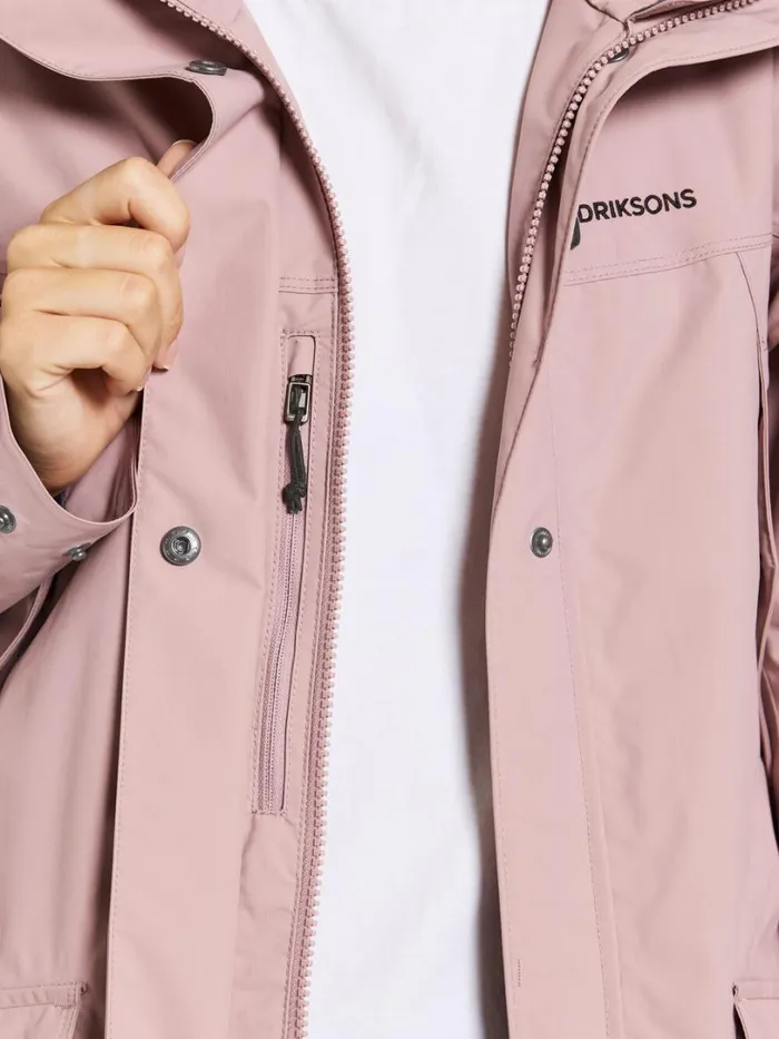 Thelma Parka Oyster Lilac Women Didriksons Spring Jackets