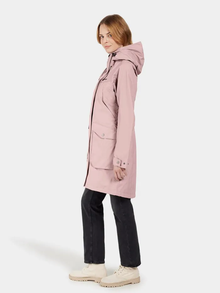 Thelma Parka Oyster Lilac Women Didriksons Spring Jackets