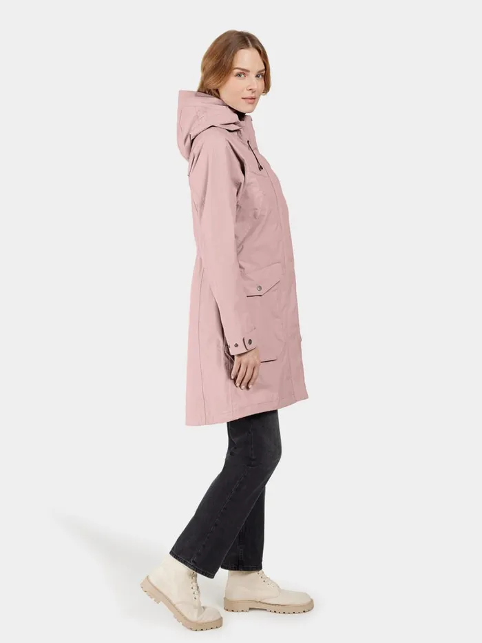 Thelma Parka Oyster Lilac Women Didriksons Spring Jackets