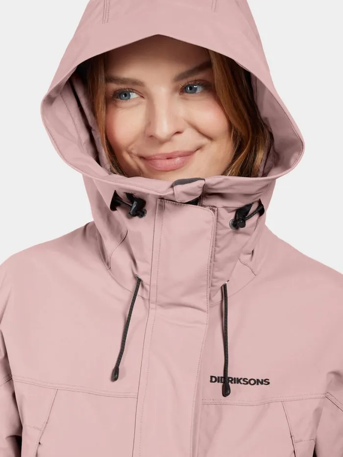 Thelma Parka Oyster Lilac Women Didriksons Spring Jackets