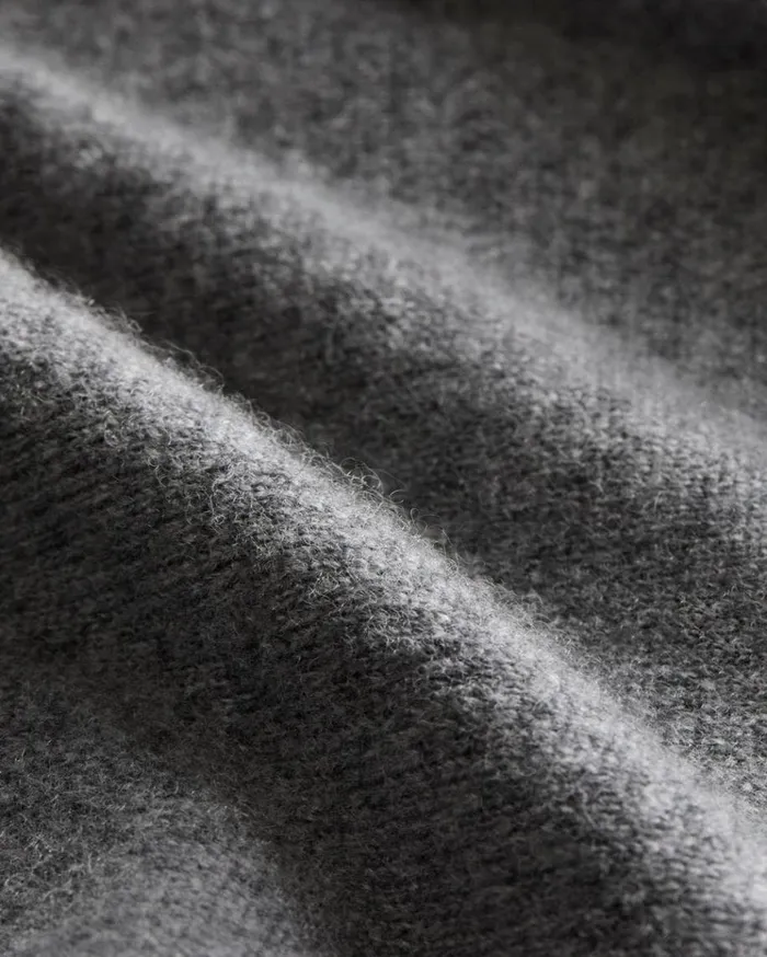 Theory Cropped Sweater In Cashmere Light Charcoal Women Sweaters Cardigans Theory Cropped Sweater In Cashmere Light Charcoal Women Sweaters Cardigans