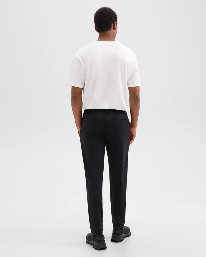 Theory Curtis Drawstring Pant In Precision Ponte Black Men Pants Theory Curtis Drawstring Pant In Precision Ponte Black Men Pants