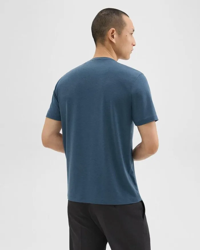Theory Dorian Tee In Active Knit Twilight Men TShirts Polos Theory Dorian Tee In Active Knit Twilight Men TShirts Polos