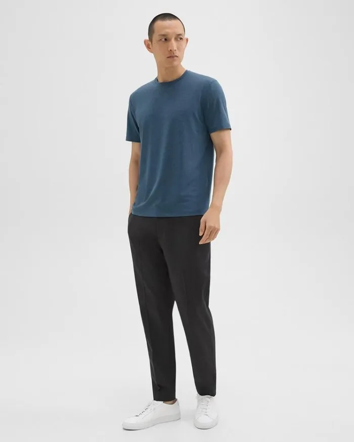 Theory Dorian Tee In Active Knit Twilight Men TShirts Polos Theory Dorian Tee In Active Knit Twilight Men TShirts Polos