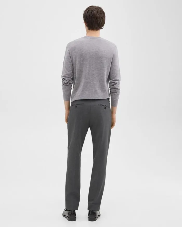 Theory Mayer Pant In Stretch Wool Medium Charcoal Men Pants Theory Mayer Pant In Stretch Wool Medium Charcoal Men Pants
