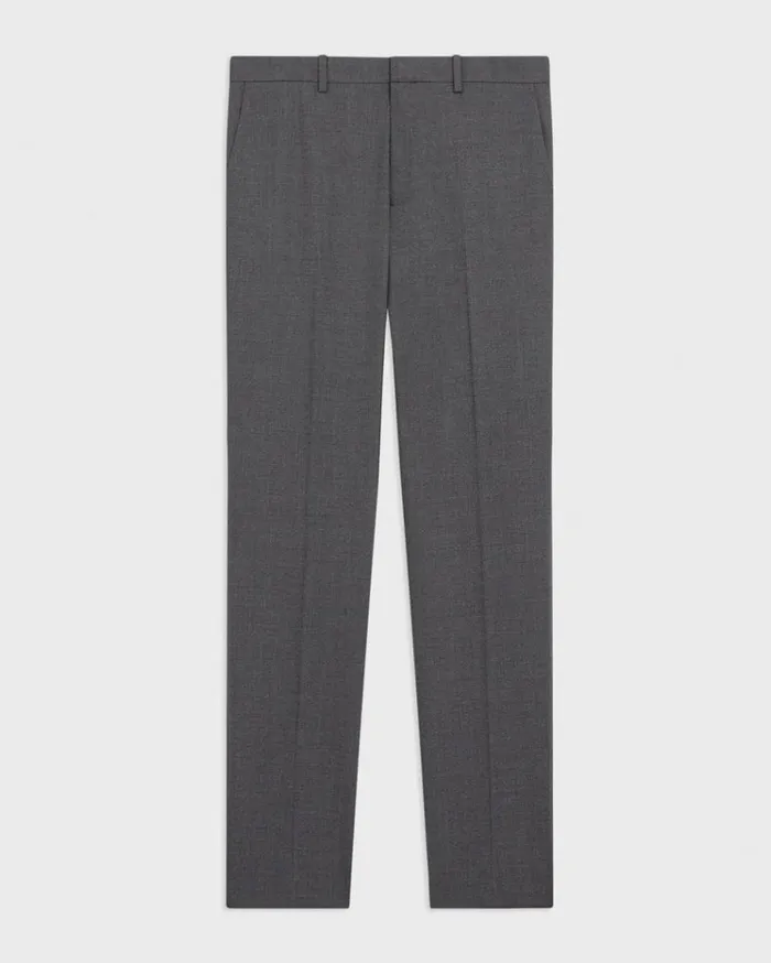 Theory Mayer Pant In Stretch Wool Medium Charcoal Men Pants Theory Mayer Pant In Stretch Wool Medium Charcoal Men Pants