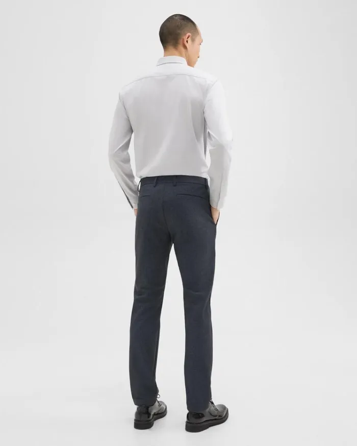 Theory Zaine Pant In Herringbone Precision Ponte Baltic Melange Men Suits Theory Zaine Pant In Herringbone Precision Ponte Baltic Melange Men Suits
